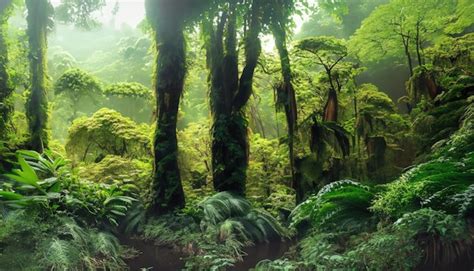 Premium Photo | Beautiful rain forest