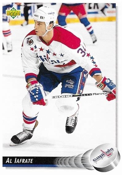 Iafrate, Al / Washington Capitals | Upper Deck #54 | Hockey Trading ...