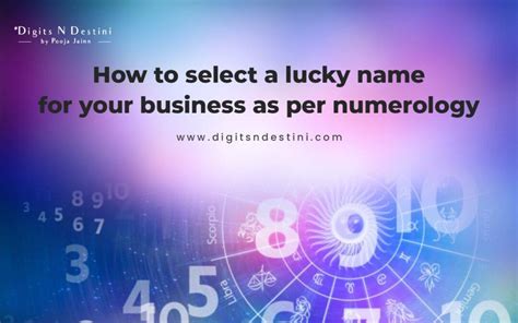 Business Name As Per Numerology-How to select a lucky name for your business as per numerology