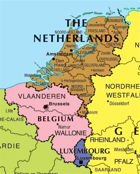 Map Of The Benelux