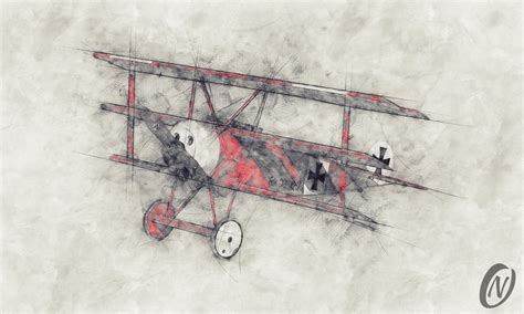 Fokker DR1 Red Baron by NikiballOne on DeviantArt