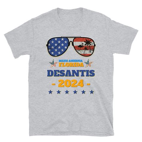 DeSantis 24' Election T-Shirt DeSantis 2024 Make America | Etsy