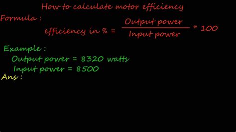 How To Calculate Efficiency Of Induction Motor | Webmotor.org