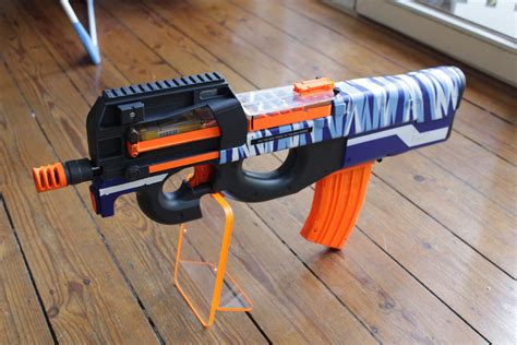 JOAT entry the Nerf-N P90. Pretty happy with the result : r/Nerf