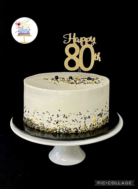 80th birthday cake – Artofit