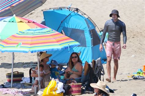 Leighton Meester & Adam Brody Hit Malibu Beach With Their Two Kids ...