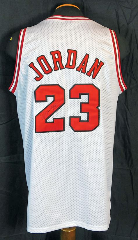 Lot Detail - Michael Jordan Signed Officially Licensed Chicago Bulls NBA Finals Jersey JSA