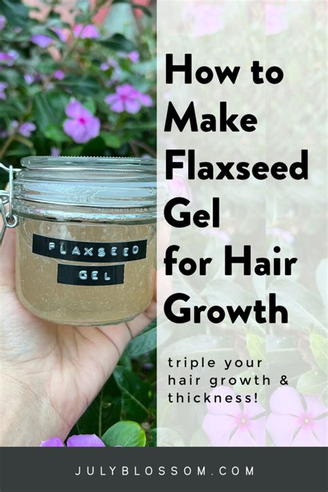 How to Make Flaxseed Gel for Hair Growth + DIY Flaxseed Gel Hair Mask ...