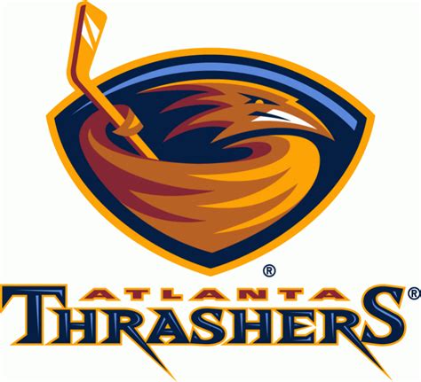 Atlanta Thrashers Wordmark Logo - National Hockey League (NHL) - Chris ...