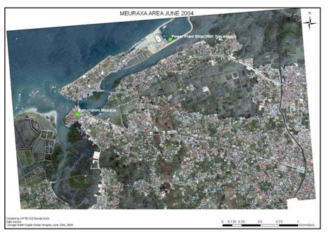 Citra Satelit Meuraxa Juni 2004 | Katalog Peta Banda Aceh