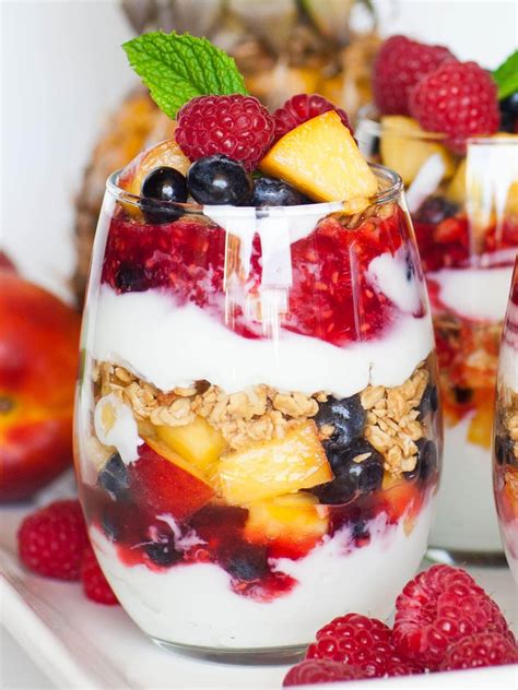 Easy Yogurt & Fruit Granola Parfaits (video) - Tatyanas Everyday Food