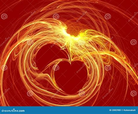 Heart Fractal stock illustration. Illustration of blast - 2082980