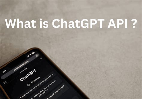 What is the ChatGPT API