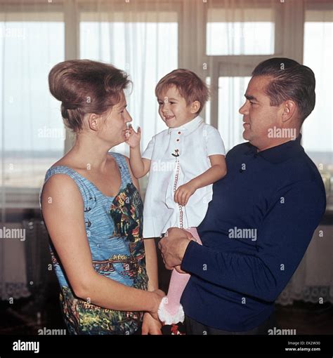 Valentina Tereshkova With Her Daughter High Resolution Stock ...