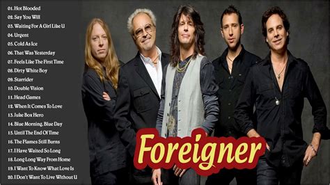 The Best Songs Of Foreigner - Foreigner Greatest Hits - Foreigner Full ...