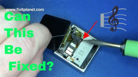 iPod Nano 6th Gen Battery Replacement From Start To Finish. - YouTube