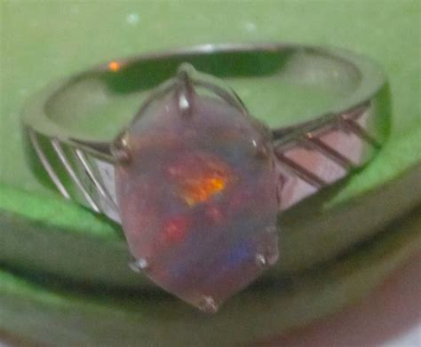 Opal ring Australian opal rings,black opal rings,handmade jewelry.