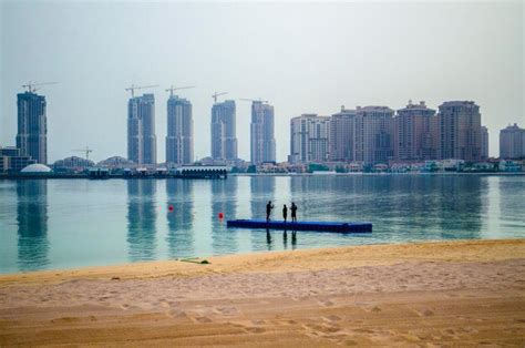 Premium Photo | Katara beach at doha qatar