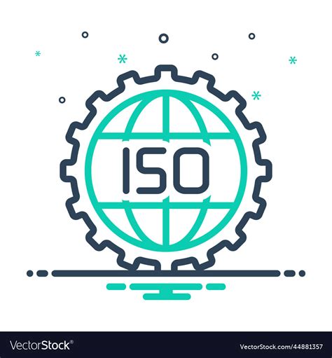 Iso Royalty Free Vector Image - VectorStock