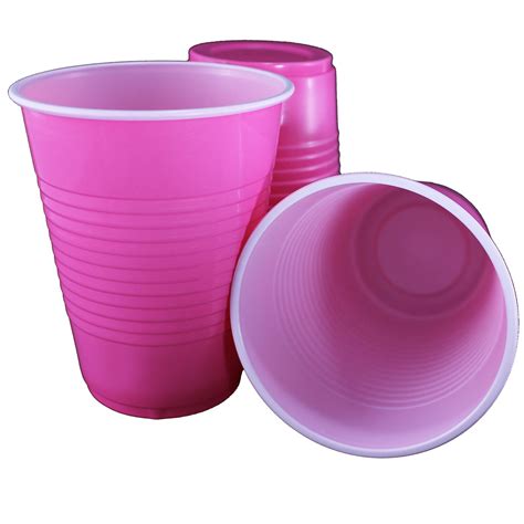 Hot Pink 16oz Disposable Plastic Cups 120-Pack Hot Pink | Etsy