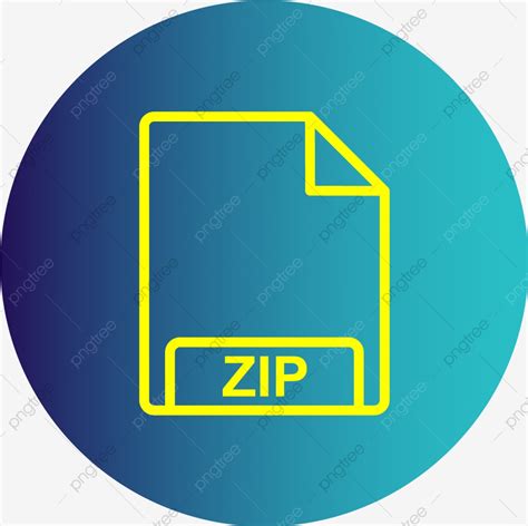 Zip Vector Design Images, Vector Zip Icon, Zip Icons, File, Format PNG Image For Free Download