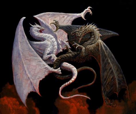 17 Best images about Dragon Battles on Pinterest | Red dragon, White ...