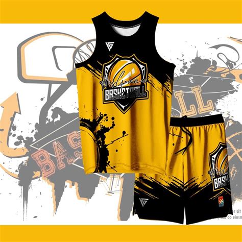 Men's Sports Tank Top HISGRACE Basketball Yellow V2 HG Concept Jersey | Shopee Malaysia