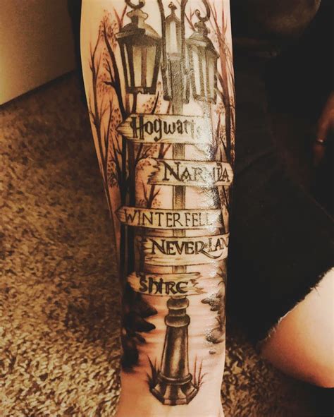 Nerd tattoo :) jus got it done #tattoo #nerd #narnia #theshire # ...