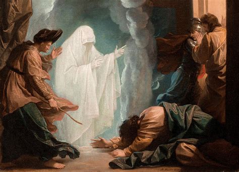 Saul and the Witch of Endor Painting by Benjamin West