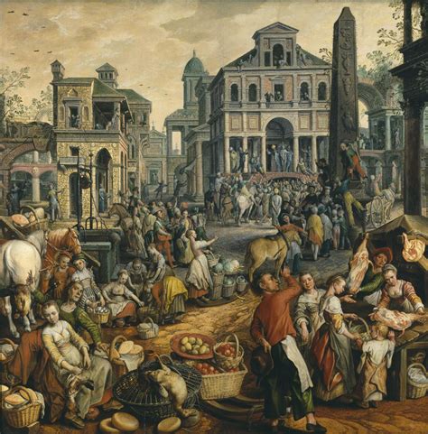 Market Scene with Ecce Homo | Joachim Beuckelaer | 1565 | Nationalmuseum, Sweden | Public Domain ...