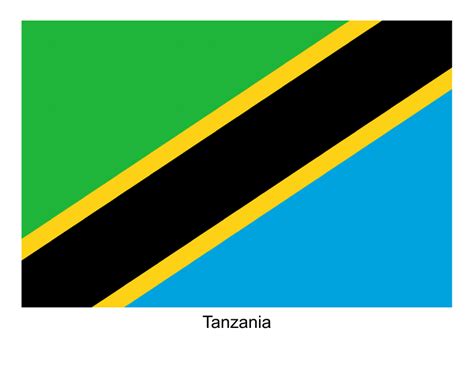 Tanzania Flag Template Download Printable PDF | Templateroller