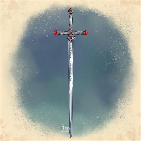 Godric Gryffindor Sword Drawing