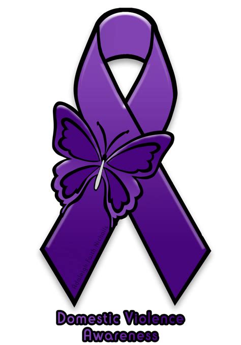 Domestic Violence Awareness Ribbon V1 by AdaleighFaith on DeviantArt