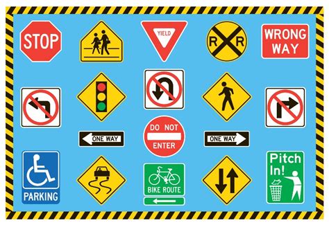 dmv road signs and meanings - Clip Art Library