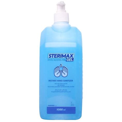 Get Sterimax Hand Sanitizer Gel, 1 Liter - Blue with best offers ...