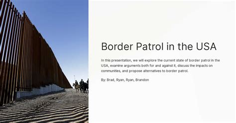 Border Patrol in the USA