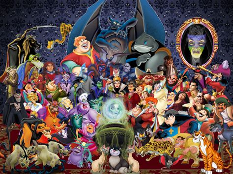 Disney Villains - Childhood Animated Movie Villains Fan Art (34371973) - Fanpop