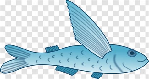 Flying Fish Fin Clip Art - Fishing Transparent PNG