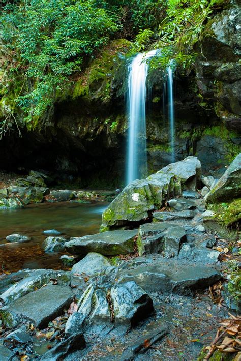 Grotto Falls in the Great Smoky Mountains - #beautiful #nature Gatlinburg Vacation, Gatlinburg ...