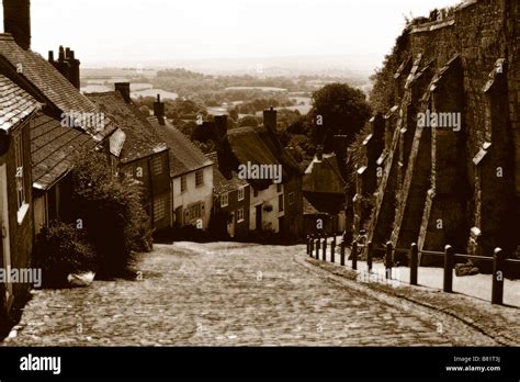 Gold Hill, Shaftesbury, Dorset Stock Photo - Alamy