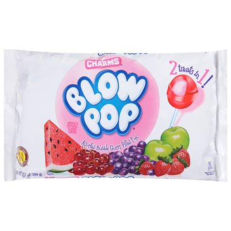 Blow Pop Bubble Gum Filled Pops, Assorted