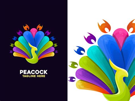 Peacock Logo Design by Qr Design Studio on Dribbble