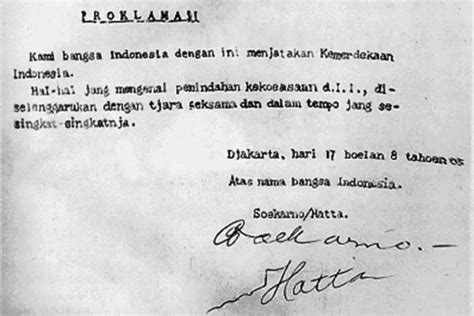 Peristiwa Bersejarah 16 Agustus 1945: Penyusunan Teks Proklamasi ...