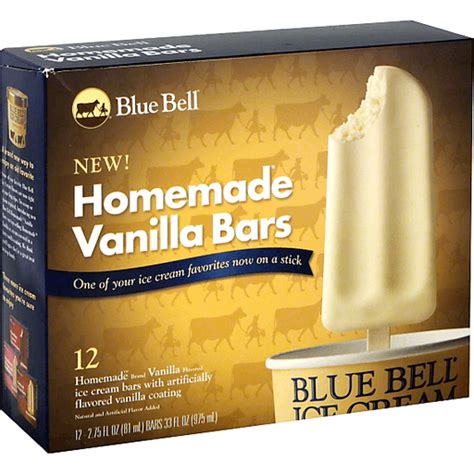 Blue Bell Ice Cream Bars, Homemade Vanilla | Sandwiches & Bars ...