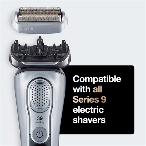 Braun Series 9 92B Electric Shaver Head Replacement - Black Compatible ...