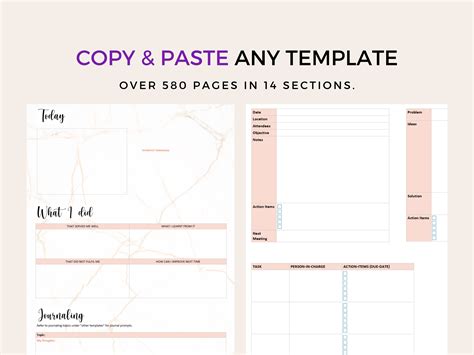 Onenote Pink Planner Onenote Template Ultimate Digital - Etsy Australia