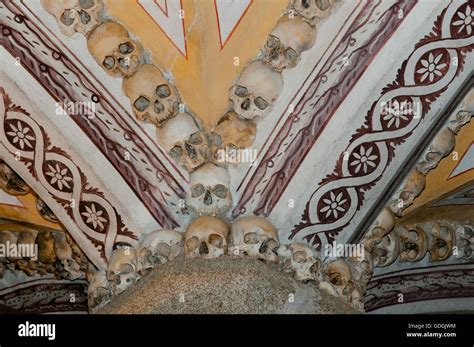 Chapel of Bones - Evora - Portugal Stock Photo - Alamy