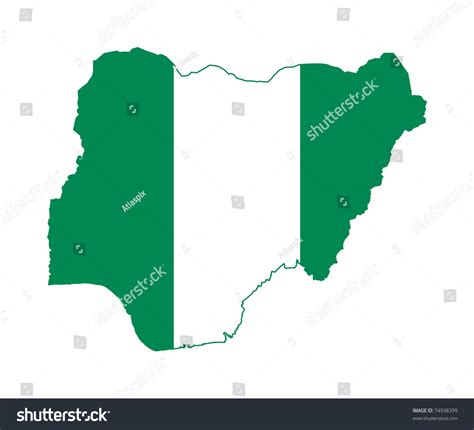 4,550 Nigeria flag and map Images, Stock Photos & Vectors | Shutterstock