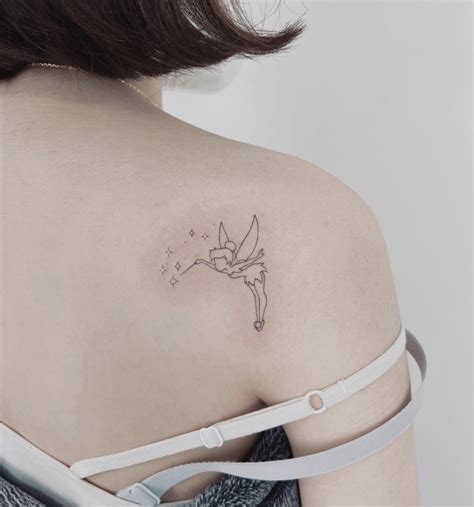 Tinkerbell Silhouette Tattoo by @tattooist_dante - Tattoogrid.net