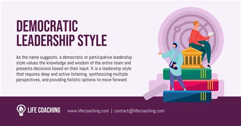 Democratic Leadership Style Example - Venngage